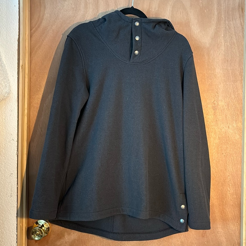 The North Face size large grey pullover hoodie sweatshirt